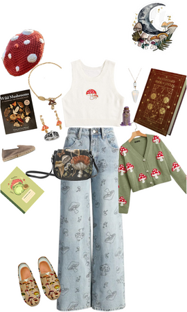 mushroom foraging outfit