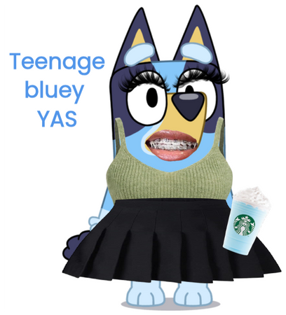 Teenage bluey