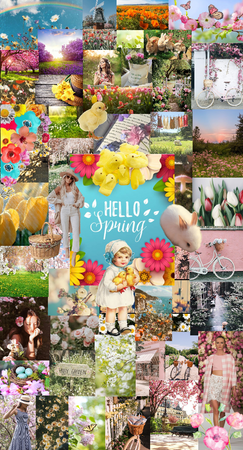 spring collage