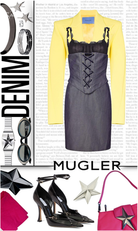 Mugler’s Denim Dress