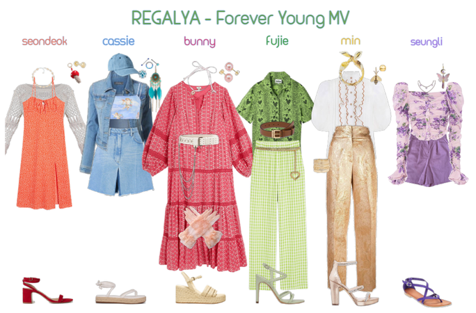 REGALYA - Forever Young (Official MV) Outfits