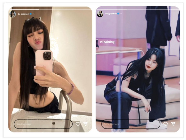 Zoe and Seojin on Instagram