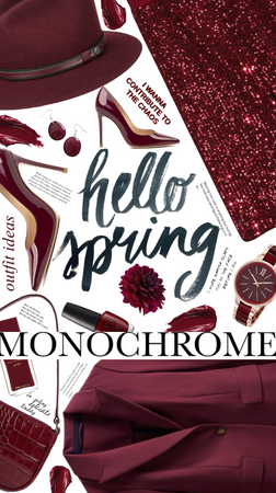 Spring monochrome