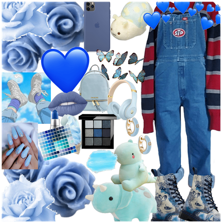 Blue overall
