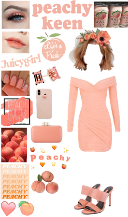 •Peach look• Life's a peach 🍑