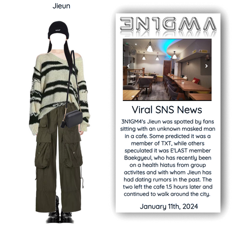 3N1GM4 (에니그마) JIEUN Viral SNS News 20240110