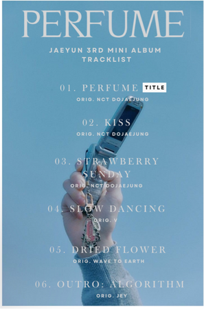 JAEYUN 재윤 “PERFUME” ALBUM TRACKLIST