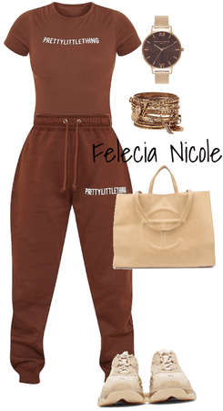 high Plt Chocolate Brown High Waisted Joggers, PrettyLittleThing USA