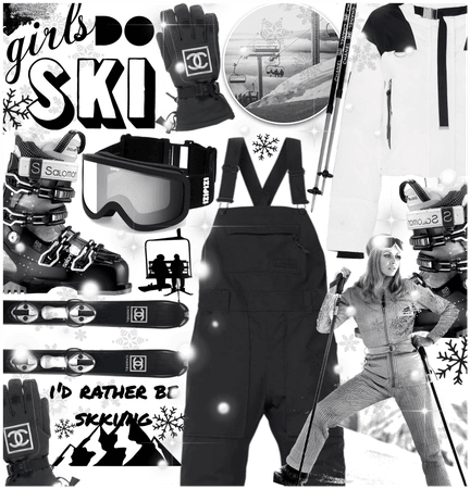 Black diamond girl: girls do ski