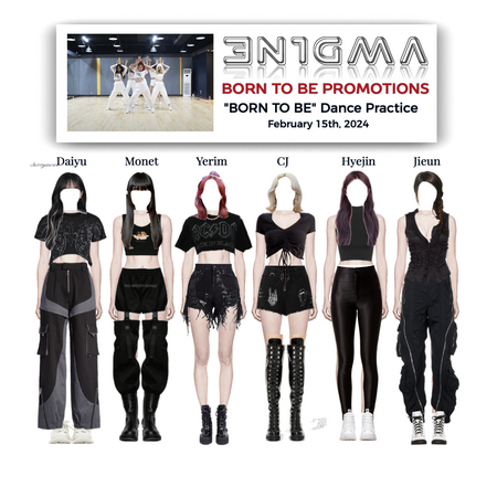3N1GM4 (에니그마) "BORN TO BE" Dance Practice 20240215