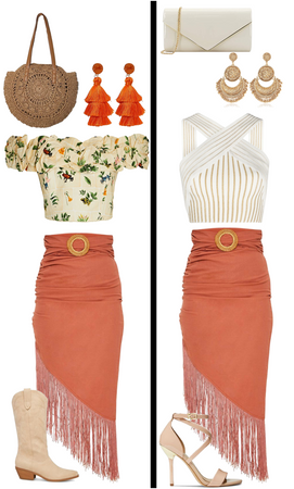 Style the skirt two ways