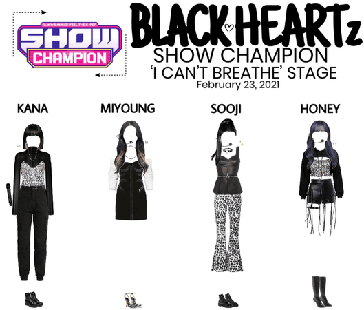 {BLACK HEARTz}’I Can’t Breathe’ Show Champion Stage