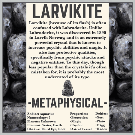 A GUIDE TO LARVIKITE