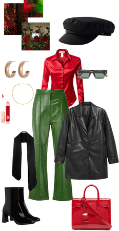 elegant red and green