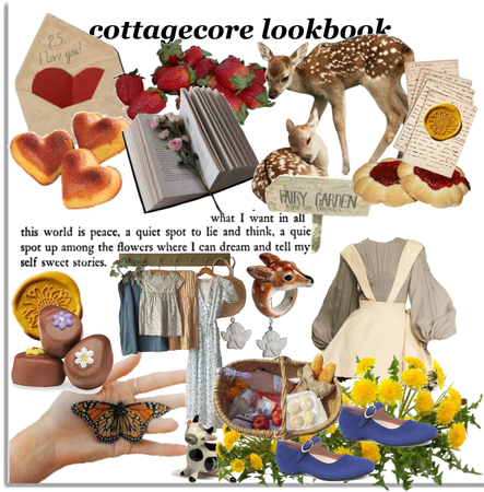 cottagecore look book Challenge set