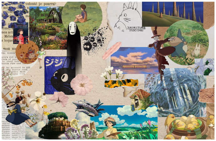 Ghibli collage Screensaver