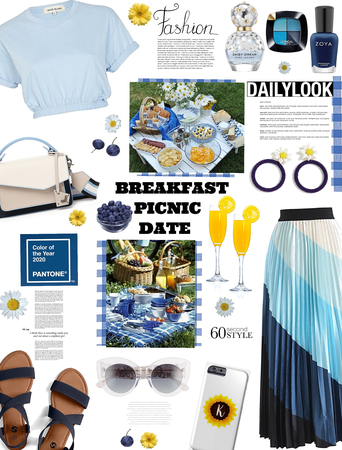 Breakfast picnic date