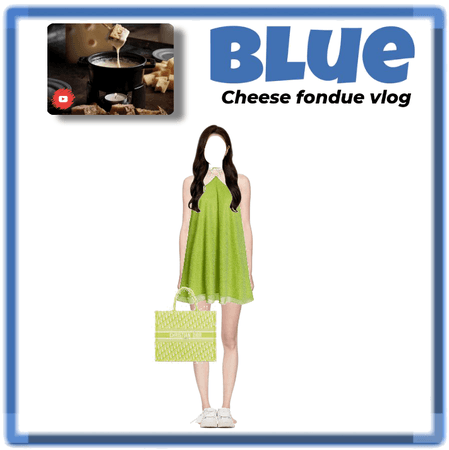 BLUE cheese fondue vlog on Switzerland
