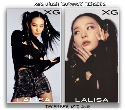 XG's Lalisa "Survivor" Teasers