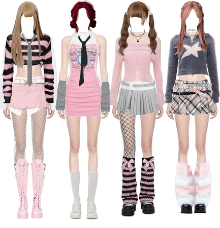 kpop girl group outfit