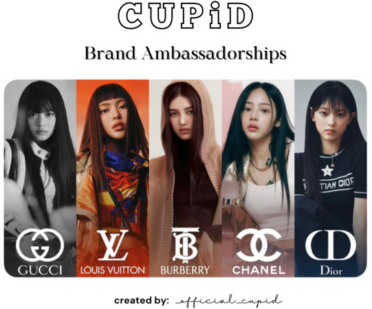 𝗖𝗨𝗣𝗶𝗗 (큐핏) - Brand Ambassadorships