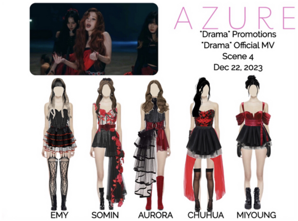 AZURE(하늘빛) "Drama" Official MV Outfit #4