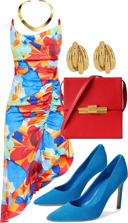 Colorful Cocktail Dress