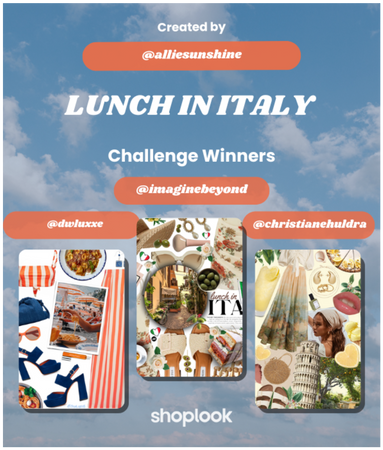 Lunch in Italy winners