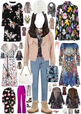 Business Casual Winter Florals