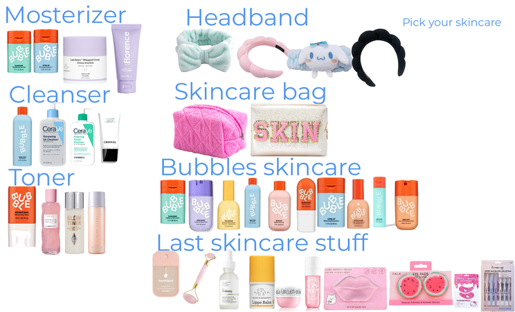 pick your skincare