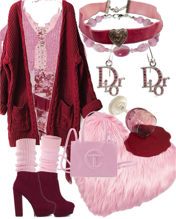 red+pink layers