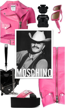 pink moschino