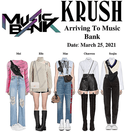 KRUSH Arriving To Music Bank