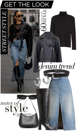 Street Style: Denim & Leather