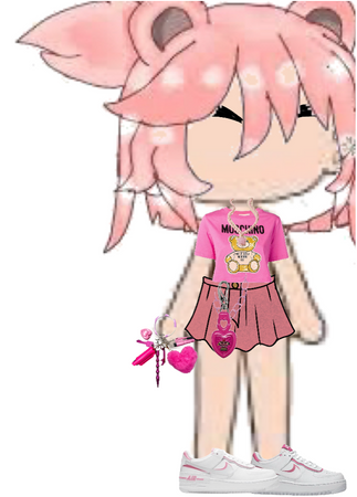pink cartoon character