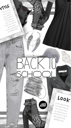🏫 Back To School: Black And Grey 🏫