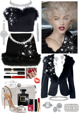 Black Fur & Diamonds