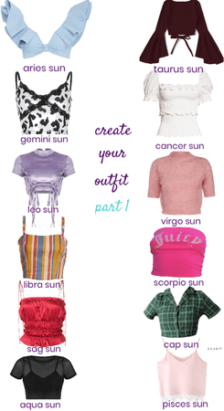 create your own outfit - tops