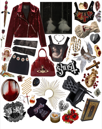 GHOST BAND INSPIRED MOODBOARD