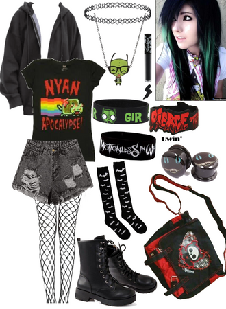 emo outfit 2