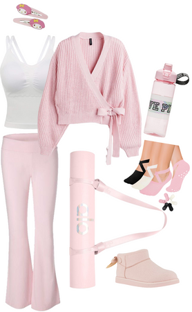 pilates outfit inspo 🎀🫧#pinkpilatesprincess #pilatesoutfit #girlyfas