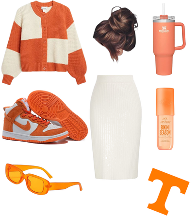 Pentecostal outfits, orange