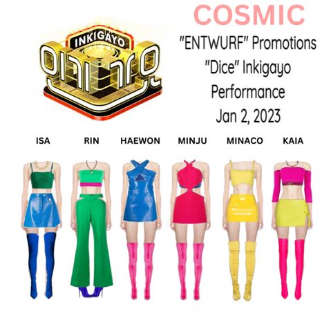 Cosmic (우주) 'Dice' Inkigayo Stage