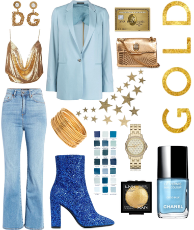 Gold and Blue