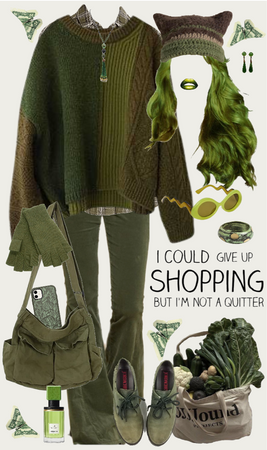 Green Streak Shopper