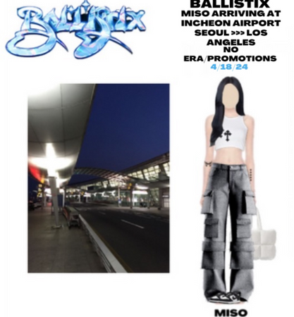 BALLISTIX 미소 (MISO) Arriving At Incheon Airport