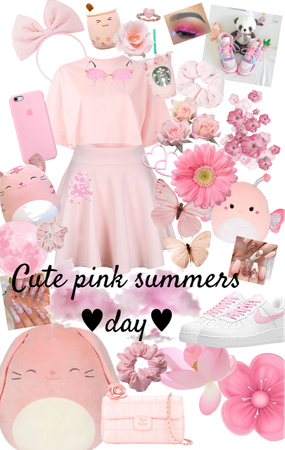 cute pink summers day