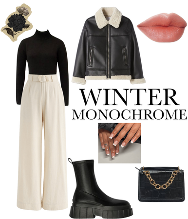 Cozy monochrome winter