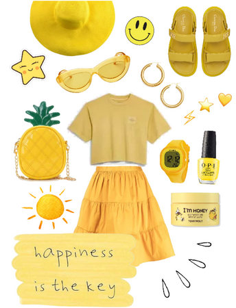 Yellow Fit Aesthetic