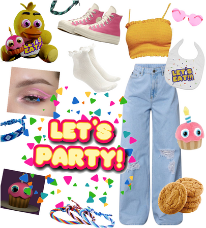 chica inspired outfit